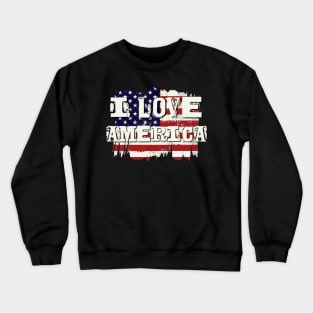 I love America Crewneck Sweatshirt